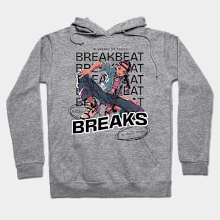 BREAKBEAT  - Breaks Girl (Black) Hoodie